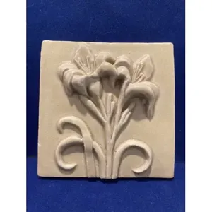 กระเบื้องเซรามิกนูนสูงทำมือลิลลี่5-1/2Óx5-1/2Ó รูปลอกติดผนังประเภทผลิตภัณฑ์ - Product Image 1