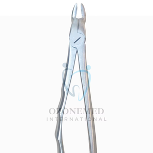 Pince d'extraction dentaire de qualité régulière 67 motif anglais pour les molaires supérieures poignée de doigt confortable poignée chirurgicale dentaire - Product Image 1