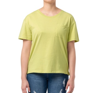 Meilleure vente de vêtements de sport de haute qualité pour femmes T-shirts à manches courtes et col rond Nouveau style T-shirt rayé pour femmes de BD - Product Image 3