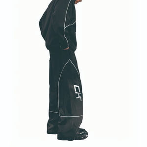 Ensemble de survêtement vintage pour homme, pantalon large à jambes larges, coupe ample, tissé en coton, de grande taille, de haute qualité, pour l'hiver - Product Image 3