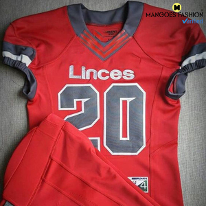 Vente en gros d'uniformes de football américain cousus sur mesure de haute qualité pour les équipes masculines Conception personnalisée Technique imprimée - Product Image 3