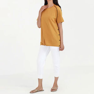 Camisetas de Alta Calidad para Mujer, Cómodas, de Secado Rápido, Ajustadas, Antiarrugas, Transpirables, Camisetas de Venta Caliente para Mujer - Product Image 1