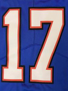 Uniforme de Rugby Bordado de Alta Calidad, Uniforme de Fútbol Americano Azul Transpirable con Cuello en V, Cómodo - Product Image 6