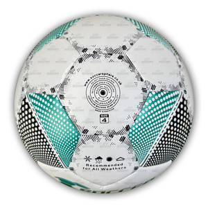 Ballon de football en PVC PU de taille 4 personnalisable pour l'entraînement avec logo personnalisé Football cousu à la machine Entraînement personnalisé - Product Image 2