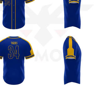 Nueva Llegada, Camisetas de Béisbol Transpirables con Nombre Personalizado Impreso, 100% Poliéster, al Mejor Precio - Product Image 6