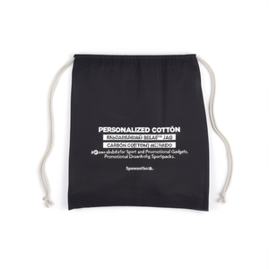 Borsa da Spiaggia Personalizzata in Cotone con Cordoncino per Sport e Gadget Promozionali - Product Image 3