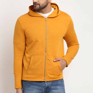 Personalizado liso Zip Up Hoodie hombres sudaderas con capucha al por mayor de peso pesado Premium cremallera sudaderas con capucha bajo precio térmico - Product Image 1