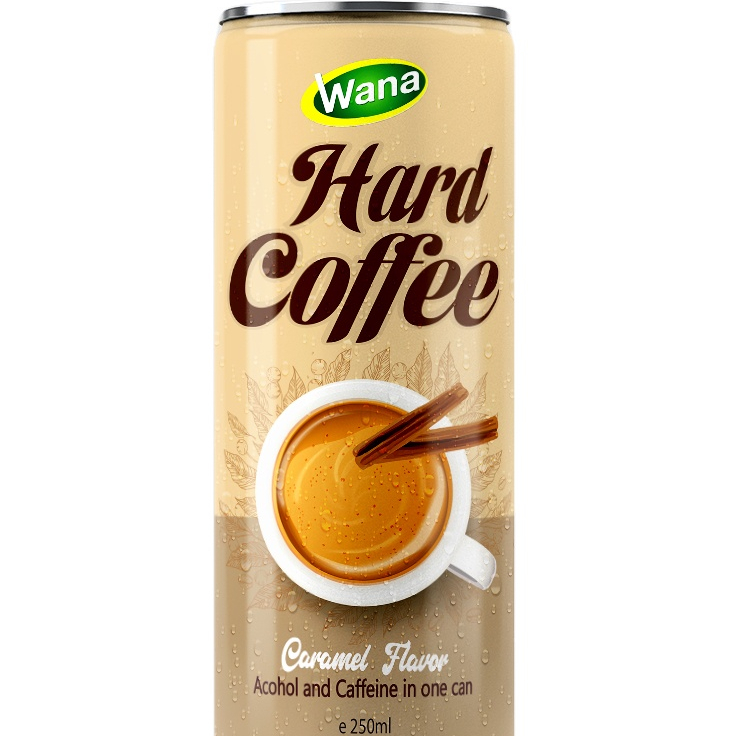 Жесткий кофе OEM со вкусом ячменя в алюминиевой консерве 320 мл