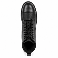 Bottes de randonnée tactiques noires SUPER FORCE pour l'extérieur, imperméables, à lacets, avec certification ISO9001 pour hommes, toutes saisons