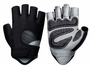 Gants de cyclisme d'été en néoprène demi-doigts Protection UV Antidérapant Entraînement en salle de sport Conception de logo personnalisée - Product Image 4