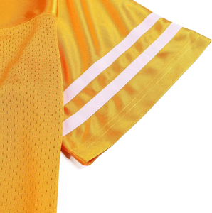 Maillot de football américain à manches courtes pour homme, respirant, évacuant la transpiration, imprimé sur mesure avec le nom et le numéro de l'équipe, taille plus, manches courtes - Product Image 3