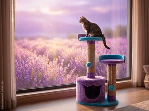 High Quality Amistar Nessia Classic Jute Cat Tree with 3 <b>Levels</b> Eco-Friendly & Durable for Cats-All Sizes - Product Image 5