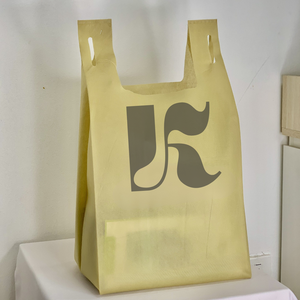 Sac de transport en PP non tissé écologique OEM/ODM, type T-shirt, découpe en D, pour les courses quotidiennes, l'emballage de détail et la publicité d'entreprise - Product Image 6