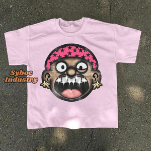 Abordable en vrac Hommes Cropped T Shirt Premium Screen Print 320 GSM Cotton Oversized Cropped T Shirts - Product Image 3