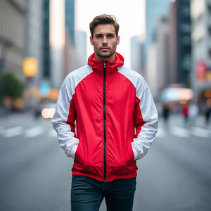 Vente en gros Vestes coupe-vent personnalisées Veste coupe-vent imperméable d'extérieur pour hommes Veste de pluie légère en nylon pour hommes - Product Image 4