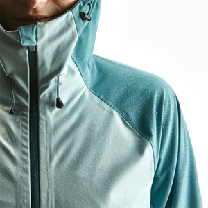 Belle conception de poche veste imperméable course en plein air cyclisme coupe-vent veste coupe-vent imperméable manteau de pluie - Product Image 2