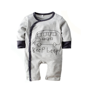 Nouveauté, combinaison en coton bio pour bébés, barboteuse à fermeture éclair pour tout-petits garçons, tenue douce pour un confort quotidien - Product Image 4