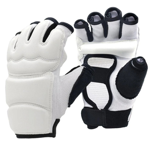 Black & White Fighting MMA Boxeo Deportes Guantes de cuero Tiger Muay Thai fight Box mma guantes - Product Image 3