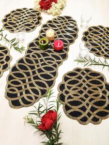 Elegante único artístico con cuentas corredor Floral hecho a mano Premium clásico mantel de lujo uso interior decorativo duradero corredor - Product Image 6