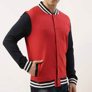 Ropa al aire libre disponible diferentes materiales y diseños hombres Lettermen chaqueta cómoda transpirable peso medio hombres Varsity chaqueta - Product Image 2