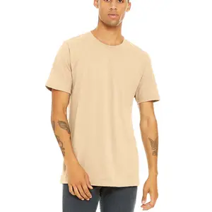 SAND DUNE Men's Basic Cotton T-Shirt Men's 100% combed ring spun cotton t shirt blend custom t shirts natural color t shirts