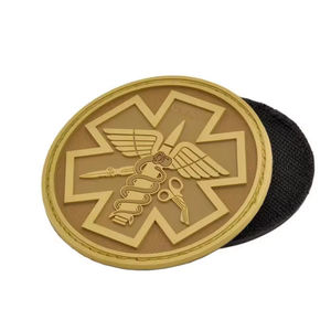 Custom rubber patches with adhesive merrow border for clothing gear bags and accessories designed with strong flexible <b>materials</b> - Product Image 6