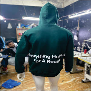 Custom Regular Fit 450gsm Oversized Heavyweight Reflector Sudadera con capucha Pullover Hombres sudaderas con capucha Algodón Unisex Grueso Cómodo Elegante - Product Image 2