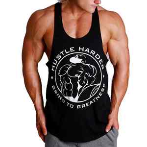 2025 nuevas camisetas sin mangas para hombres, ropa de calle informal de secado rápido y entrenamiento de gimnasio, entrenamiento atlético de algodón 100% OEM disponible - Product Image 1