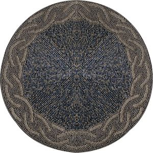 Top Quality Unique Handmade Glass Beaded <b>Table</b> Placemat for Best for Parties and Other Functions Tableware Decorative <b>Low</b> Price - Product Image 6