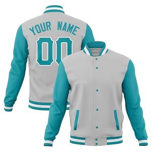 High Quality Comfortable <b>Men's</b> College Baseball Varsity <b>Jacket</b> Best Design Professional OEM Service Front Embroidery Decoration - Product Image 1