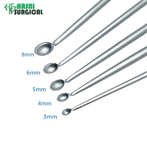 Cureta Ósea con Cuchara para Dientes de Hueso, Acero Inoxidable, Mango de Madera, Instrumentos Quirúrgicos Ortopédicos Manuales - Product Image 4