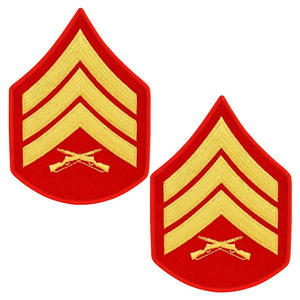 Insignias clasificadas bordadas hechas a mano con opciones de bordado de logotipo personalizado para uniformes Chaquetas oficiales y decoración formal - Product Image 3