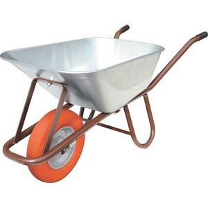 Brouette à bac profond MBA 90 L avec roue en polymère et jante en acier à roulement à billes pour outils de jardin - Product Image 1