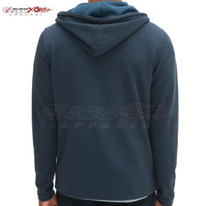 Sudadera con capucha y cremallera completa básica para hombre con características funcionales y elegante Sudadera con capucha básica de corte atlético para hombre - Product Image 2