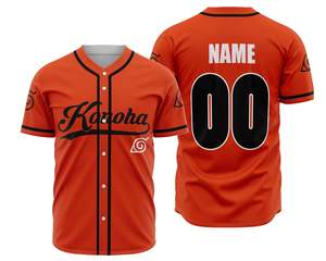 Maillot de baseball imprimé personnalisé uniforme d'équipe en polyester respirant pour hommes et femmes vente en gros - Product Image 5