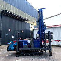 Machine de forage de puits d'eau mini 180m, moteur diesel, économique, équipement de forage de puits d'eau pour les petites entreprises