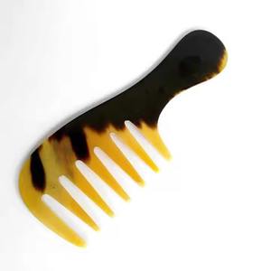 Cuerno de vaca de la mejor calidad Cuerno de búfalo de calidad hecho a mano Pulido Tamaño personalizado Cuerno de buey natural Peine de pelo - Product Image 6