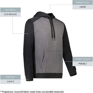 Pull-over décontracté unisexe personnalisé coupe régulière pour l'hiver Sweat à capuche en polaire à fermeture éclair 100% coton imprimé par sublimation de différentes couleurs - Product Image 4