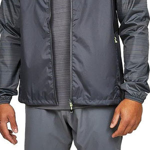 Calidad Premium personalizado hombres cómodo cremallera con capucha secado rápido elegante impermeable al aire libre manga completa lona suave Shell lluvia - Product Image 5