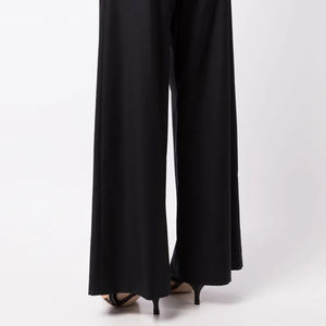 Pantalones Acampanados de Cintura Alta para Mujer, Tela de Algodón Elástica Personalizada, Estilo de Frente Plano, Transpirables, de Secado Rápido, Casuales para Verano - Product Image 5