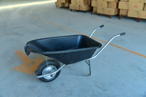 Rueda sólida neumática de alta resistencia, carro de construcción Industrial, rodamiento de carga eficiente, bañera, carretilla para jardín, granja, Plástico - Product Image 4