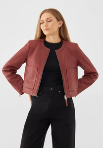 Ventes en gros de vestes en cuir de moto pour femmes, en polyester tricoté, uni, respirant, tendance et très vendues - Product Image 4
