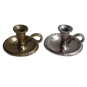 Bougeoir chauffe-plat de qualité de luxe Design élégant couleur or porte-bougie martelé haute sur demande pour la décoration de Festival - Product Image 2