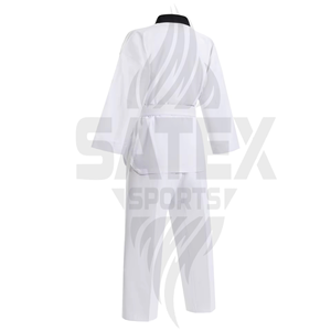 ชุดยูโด ไทเกวันโด บราซิลเลียนยิวยิตสู (BJJ)  ผ้าฝ้าย 100% ระบายอากาศ แห้งเร็ว สำหรับผู้ใหญ่  รับทำโลโก้และสีตามสั่ง - Product Image 5