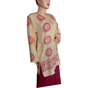 KVR gaze de qualité supérieure belle 100% coton tissu prix de gros vêtements unis anti-technic style d'article pour l'exportation - Product Image 4