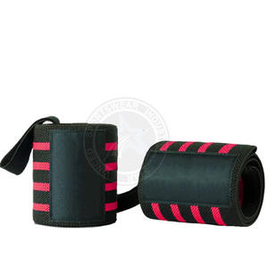 Pro Circle Heavy Duty Gym Muñequeras Soporte de algodón profesional para levantamiento de pesas Logotipo personalizado Gran trabajo de fitness - Product Image 6