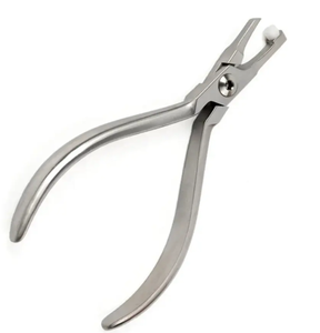 Pince postérieure longue manuelle d'instrument dentaire d'acier inoxydable orthodontique pour le retrait de support et le dissolvant de bande - Product Image 2