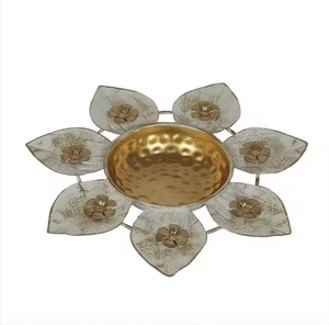 การจัดงานแต่งงานทำด้วยมืองานฝีมือโลหะ urli และงานแต่งงานการจัดดอกไม้โลหะ urli - Product Image 4