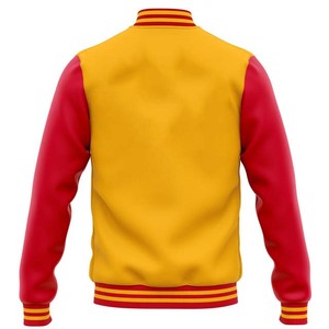 Nouvelle veste d'hiver pour homme sur mesure, manches en cuir, style varsity - Product Image 2