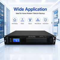 3kVA 5kVA Baterai Lithium UPS Online Fase Tunggal Gelombang Sinus Murni Unit Cadangan Rumah Modem Telekomunikasi LCD USB WiFi Powermerry SC-GL